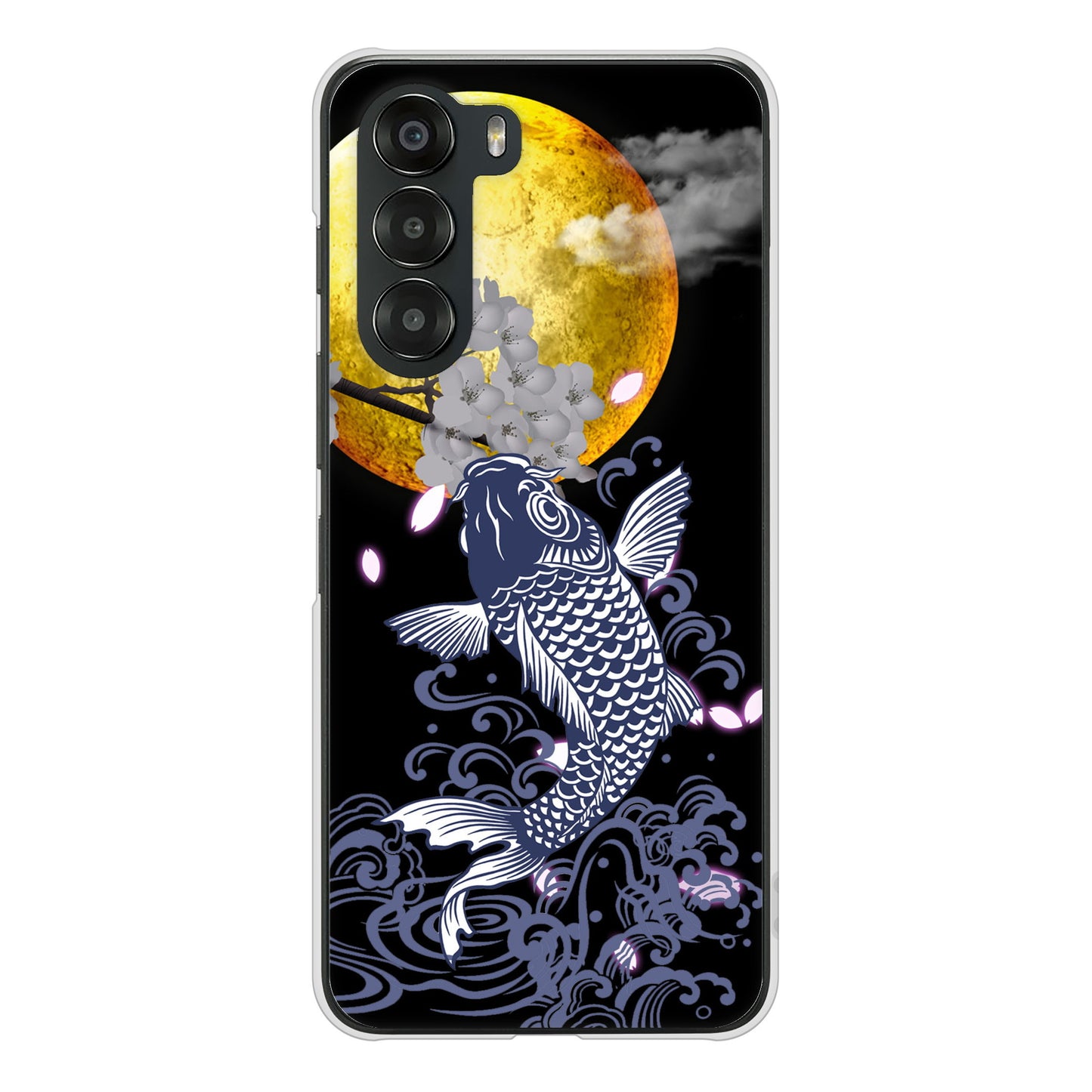 nubia S 5G A403ZT Y!mobile 高画質仕上げ 背面印刷 ハードケース鯉