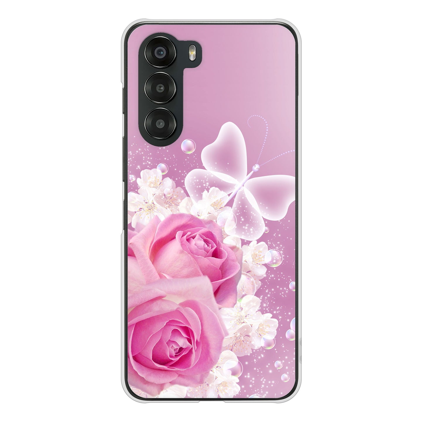 nubia S 5G A403ZT Y!mobile 高画質仕上げ 背面印刷 ハードケースロマンチックなバラ