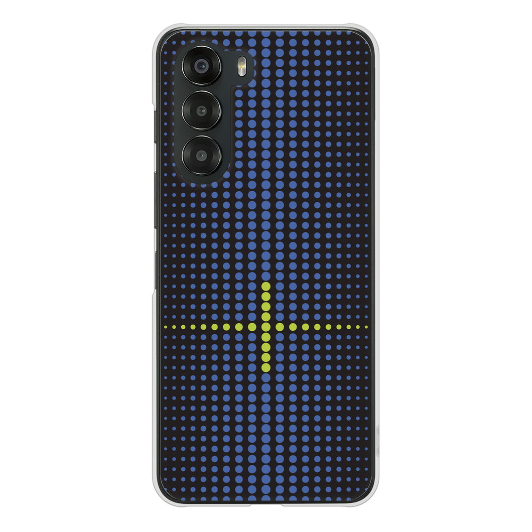 nubia S 5G A403ZT Y!mobile 高画質仕上げ 背面印刷 ハードケース 【IB907 グラデーションドット】