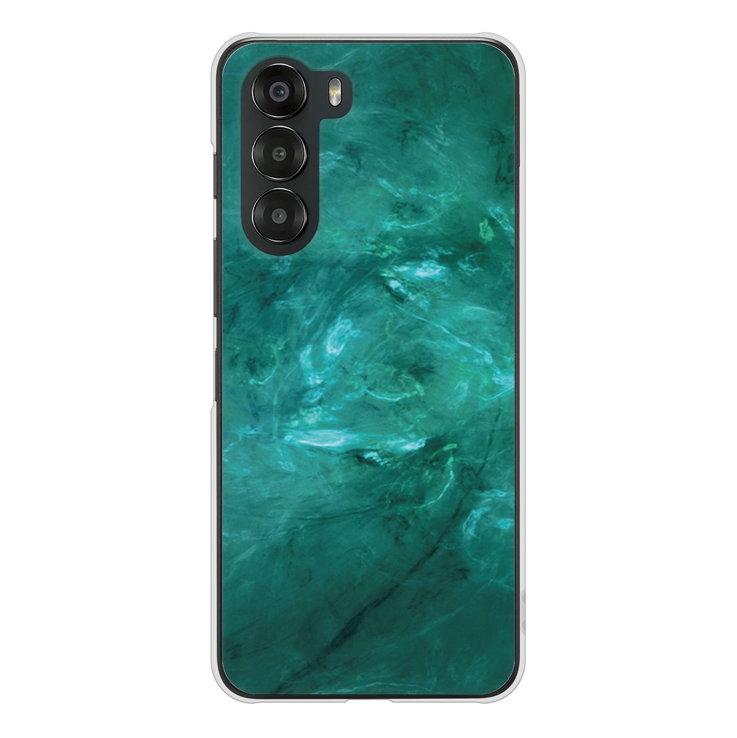 nubia S 5G A403ZT Y!mobile 高画質仕上げ 背面印刷 ハードケース大理石BK