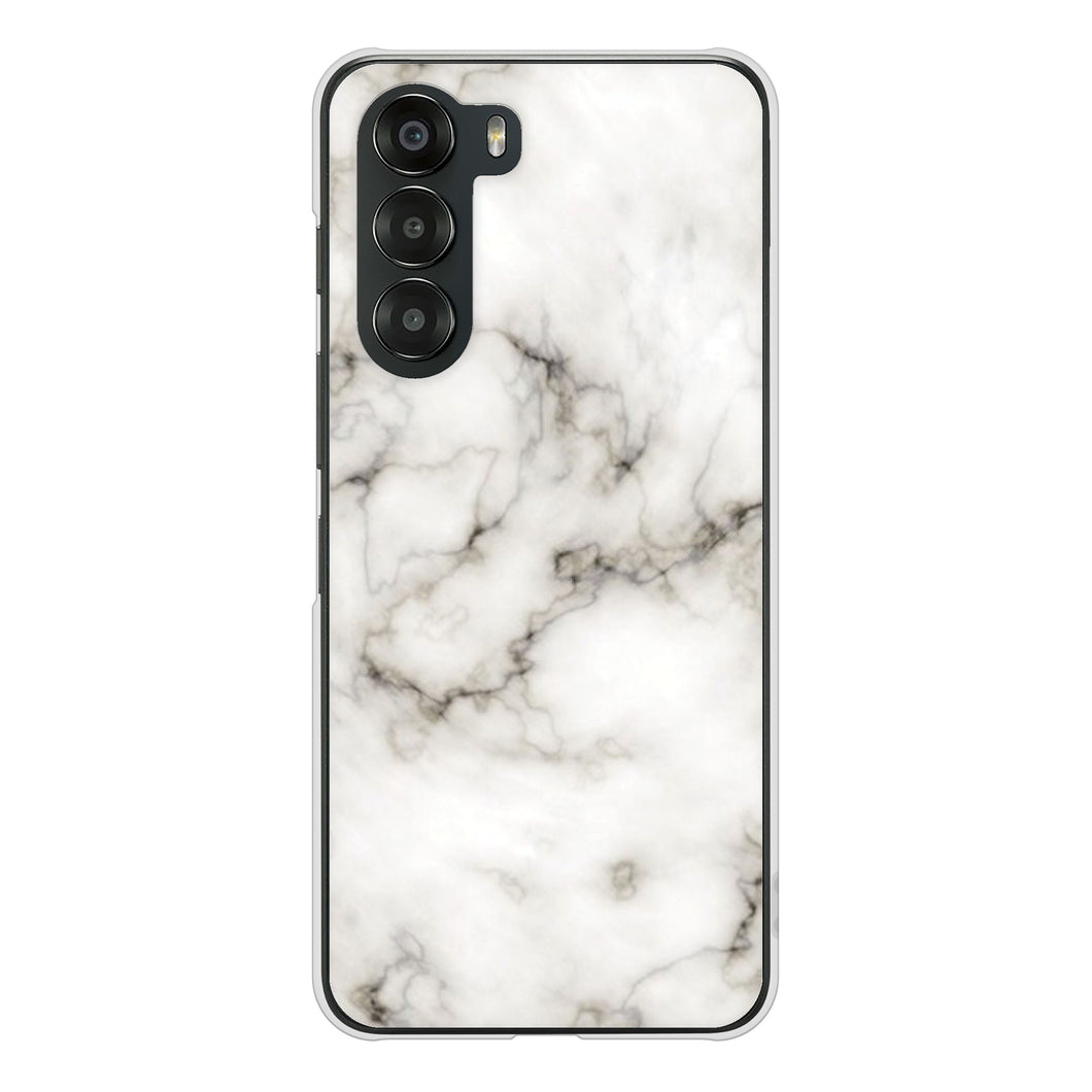 nubia S 5G A403ZT Y!mobile 高画質仕上げ 背面印刷 ハードケース大理石BK