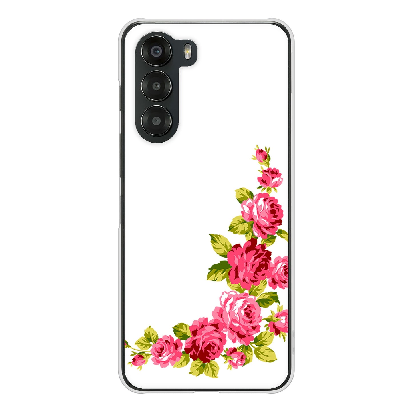 nubia S 5G A403ZT Y!mobile 高画質仕上げ 背面印刷 ハードケースロマンチックなバラ
