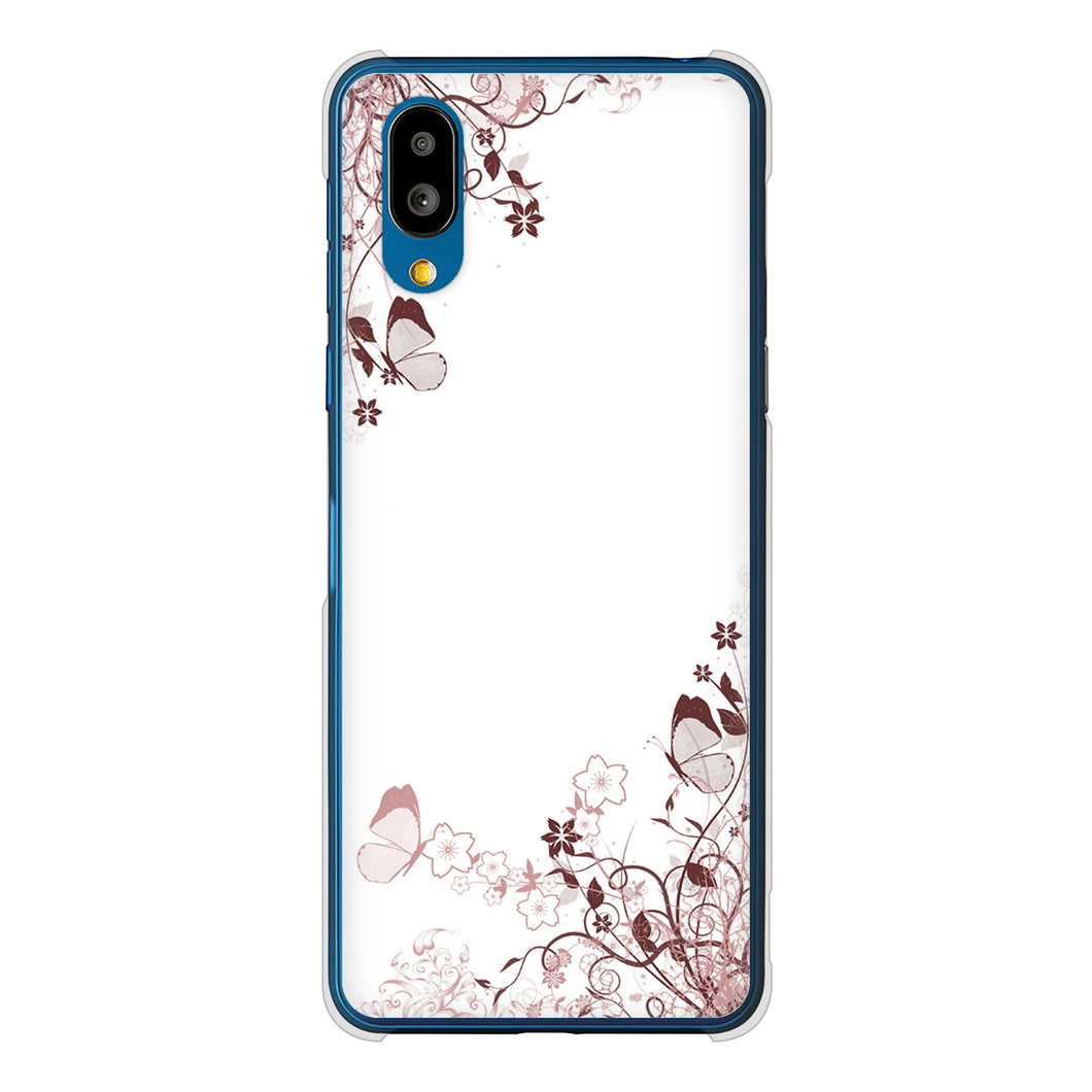 シンプルスマホ7 A404SH SoftBank 高画質仕上げ 背面印刷 ハードケースバタフライ