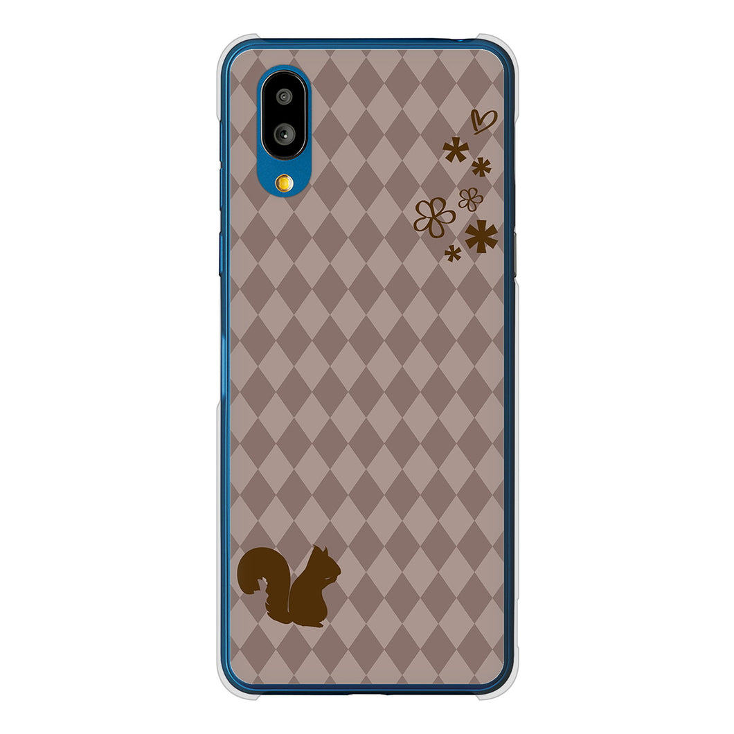 シンプルスマホ7 A404SH SoftBank 高画質仕上げ 背面印刷 ハードケース 【515 リス】