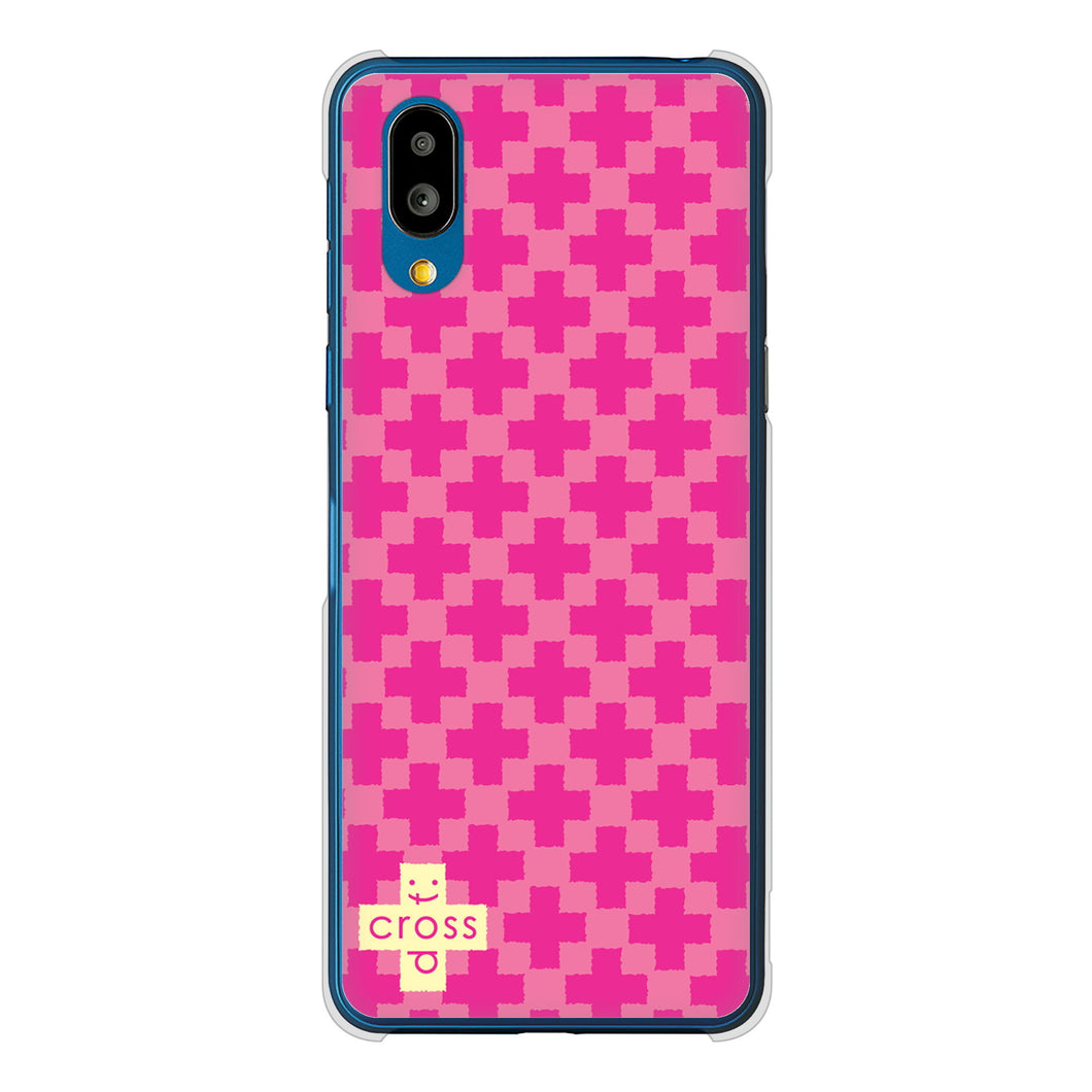 シンプルスマホ7 A404SH SoftBank 高画質仕上げ 背面印刷 ハードケースクロスドット