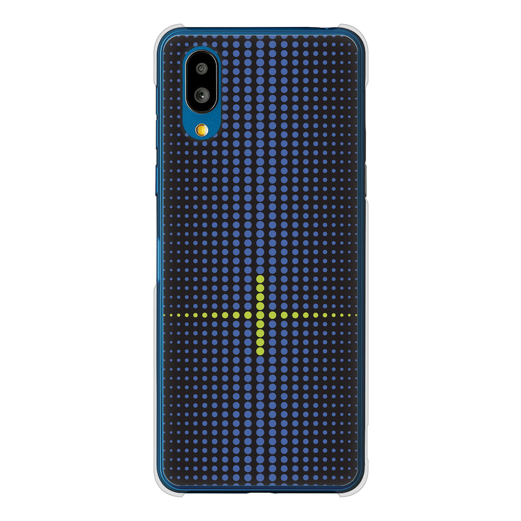 シンプルスマホ7 A404SH SoftBank 高画質仕上げ 背面印刷 ハードケース 【IB907 グラデーションドット】