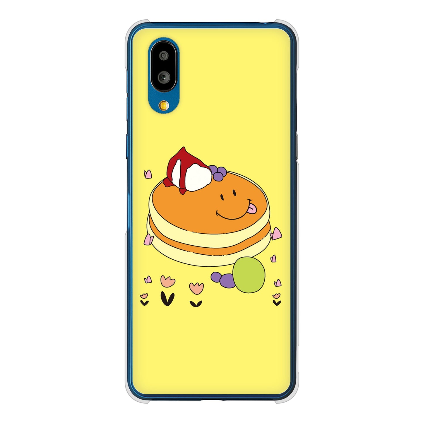 シンプルスマホ7 A404SH SoftBank 高画質仕上げ 背面印刷 ハードケーススイーツイラスト