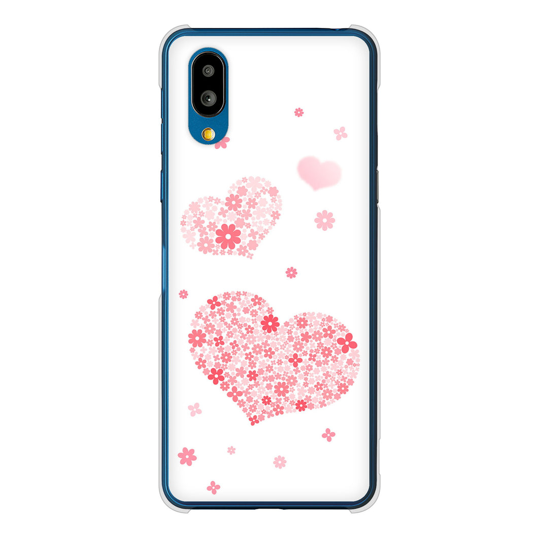 シンプルスマホ7 A404SH SoftBank 高画質仕上げ 背面印刷 ハードケースビッグハート