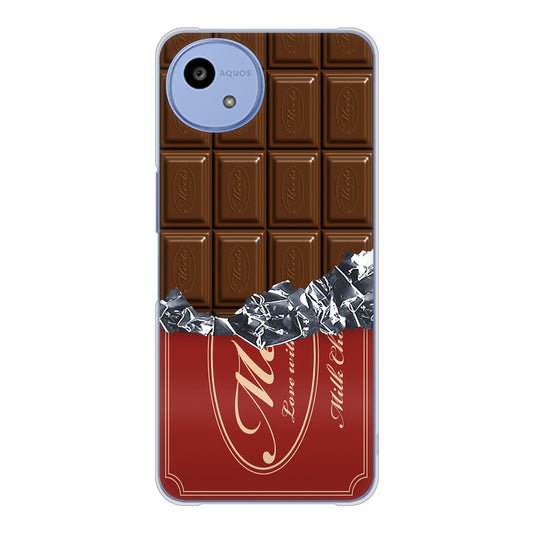 AQUOS wish5 A502SH Y!mobile 板チョコ ハードケース 背面印刷