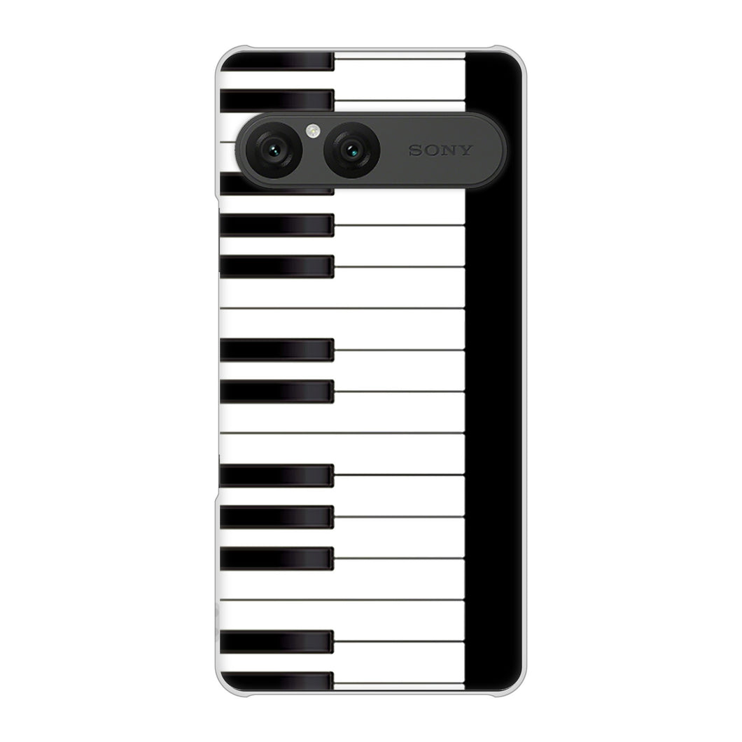 Xperia 10 VII A502SO SoftBank 高画質仕上げ 背面印刷 ハードケースピアノ