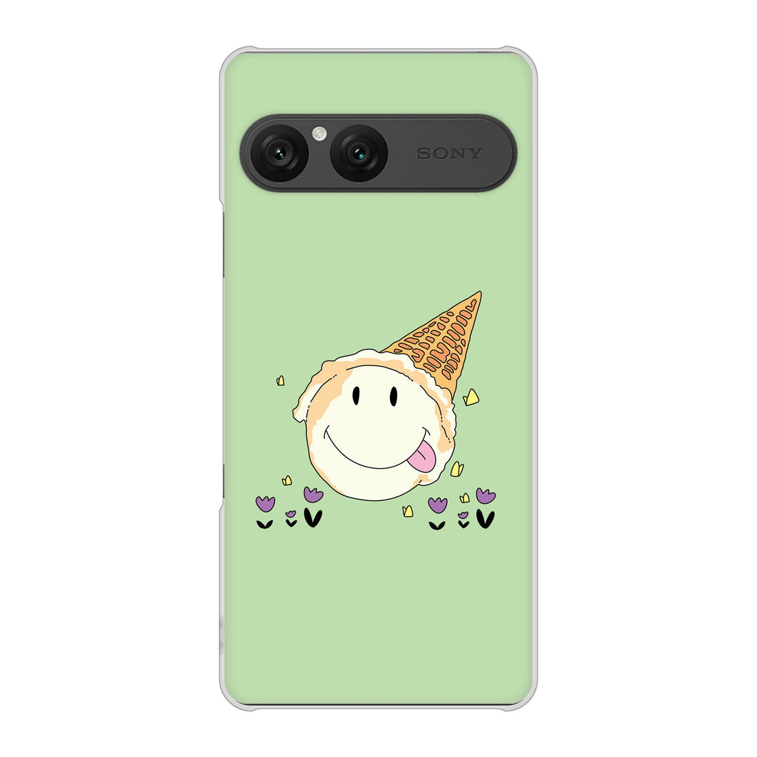 Xperia 10 VII A502SO SoftBank 高画質仕上げ 背面印刷 ハードケーススイーツイラスト