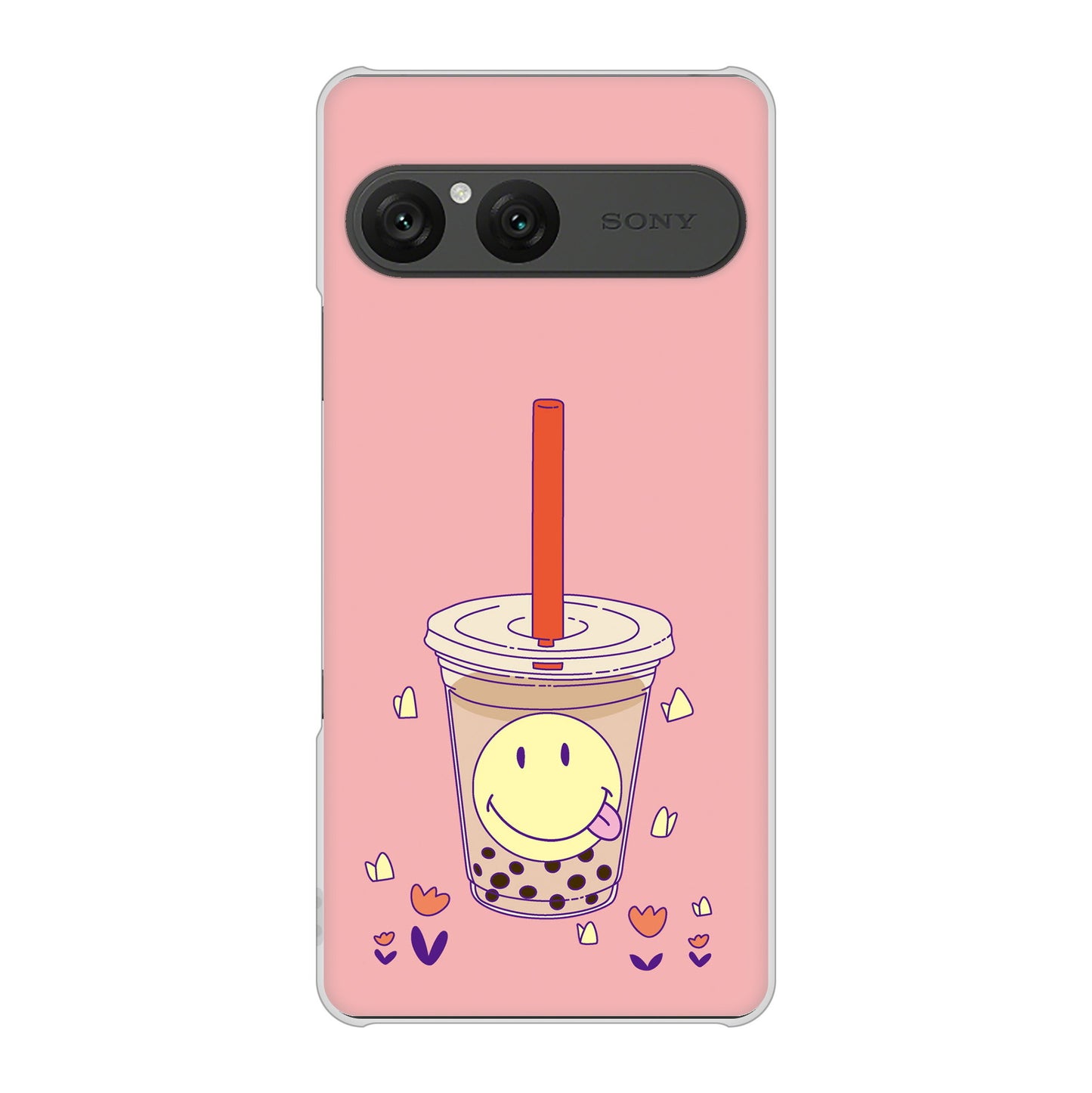 Xperia 10 VII A502SO SoftBank 高画質仕上げ 背面印刷 ハードケーススイーツイラスト