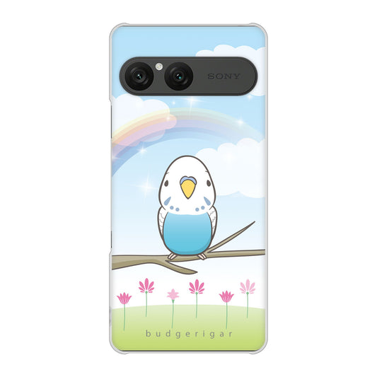 Xperia 10 VII A502SO SoftBank 高画質仕上げ 背面印刷 ハードケースセキセイインコ