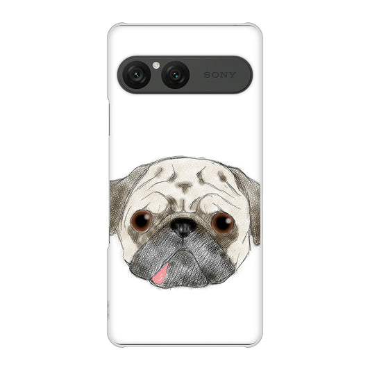 Xperia 10 VII A502SO SoftBank 高画質仕上げ 背面印刷 ハードケースパグ