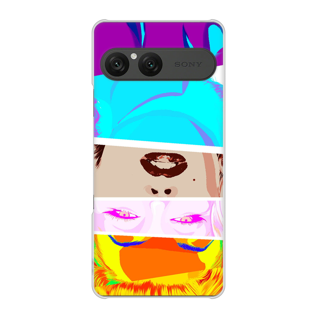 Xperia 10 VII A502SO SoftBank 高画質仕上げ 背面印刷 ハードケースマリリンモンローデザイン