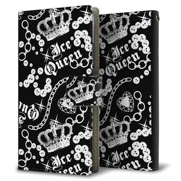 arrows We2 Plus F-51E docomo 高画質仕上げ プリント手帳型ケース ( 薄型スリム ) 【187 ゴージャス クラウン】