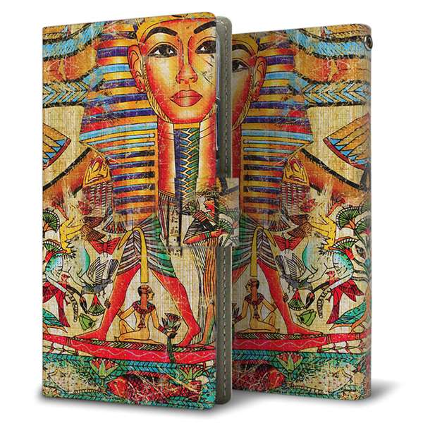 Google Pixel 10 Pro 高画質仕上げ プリント手帳型ケース ( 薄型スリム ) 【329 ナイル ツタンカーメン】