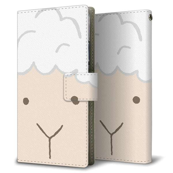 Xiaomi 14T XIG07 au 高画質仕上げ プリント手帳型ケース ( 薄型スリム )ドアップアニマル