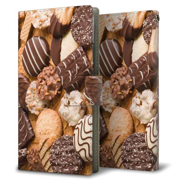 Google Pixel 9a 高画質仕上げ プリント手帳型ケース ( 薄型スリム )スイーツ