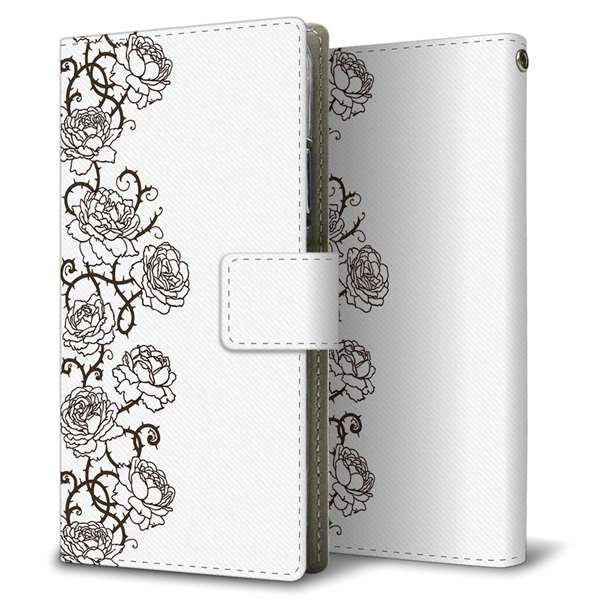 iPhone16e 高画質仕上げ プリント手帳型ケース ( 薄型スリム ) 【467 イバラ】