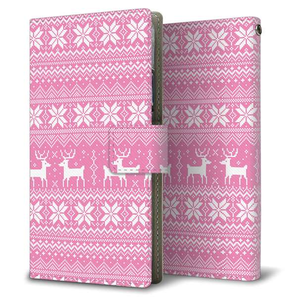 Xperia 5 V XQ-DE44 高画質仕上げ プリント手帳型ケース ( 薄型スリム )クリスマス