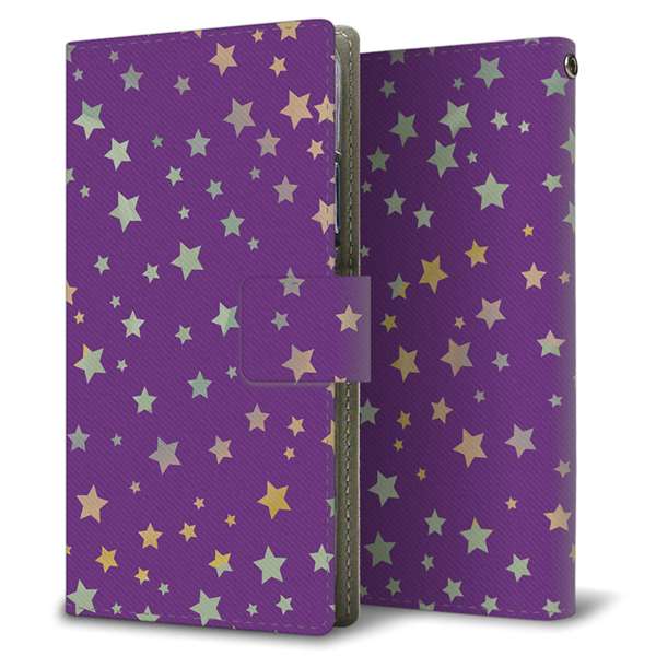 Google Pixel 11 高画質仕上げ プリント手帳型ケース ( 薄型スリム )星柄プリント