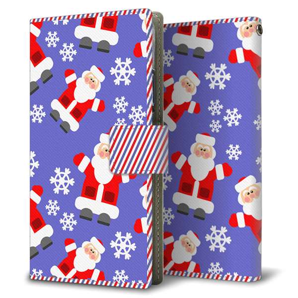 Galaxy S25 Ultra SM-S938Z SoftBank 高画質仕上げ プリント手帳型ケース ( 薄型スリム )クリスマス