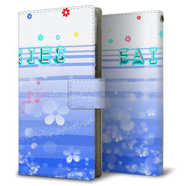 AQUOS wish3 A302SH Y!mobile 高画質仕上げ プリント手帳型ケース(薄型スリム) 【YA905 フェアリーバブル】