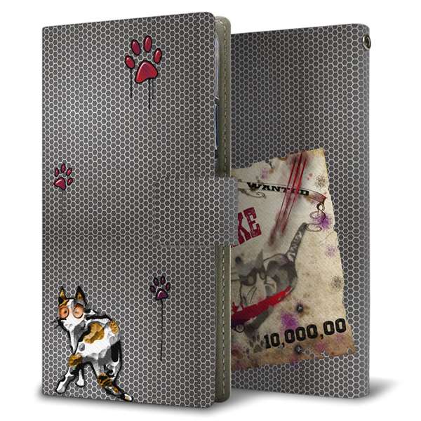 AQUOS wish3 SH-53D docomo 高画質仕上げ プリント手帳型ケース(薄型スリム)MURDER