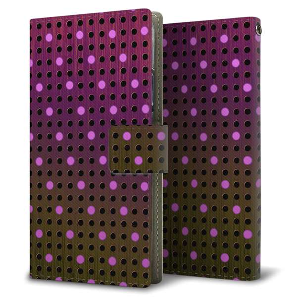 Xperia 5 V SOG12 au 高画質仕上げ プリント手帳型ケース ( 薄型スリム )dot