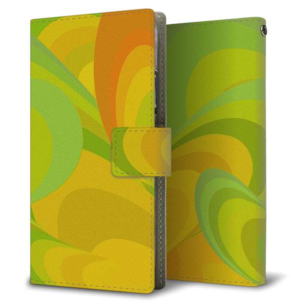 AQUOS wish4 SH-52E docomo 高画質仕上げ プリント手帳型ケース ( 薄型スリム )マーブル