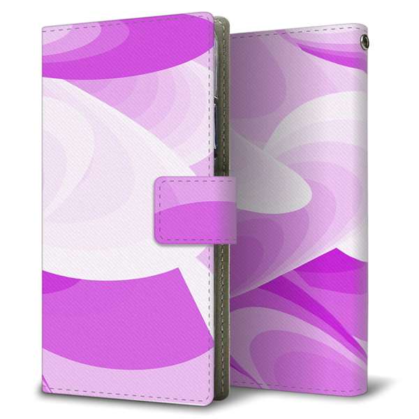 BASIO active2 SHG12 au 高画質仕上げ プリント手帳型ケース ( 薄型スリム )ニュートンリング