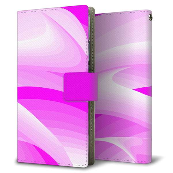 BASIO active2 SHG12 au 高画質仕上げ プリント手帳型ケース ( 薄型スリム )グラデーション