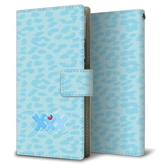 Galaxy S25 Ultra SCG32 au 高画質仕上げ プリント手帳型ケース ( 薄型スリム )レオパルド