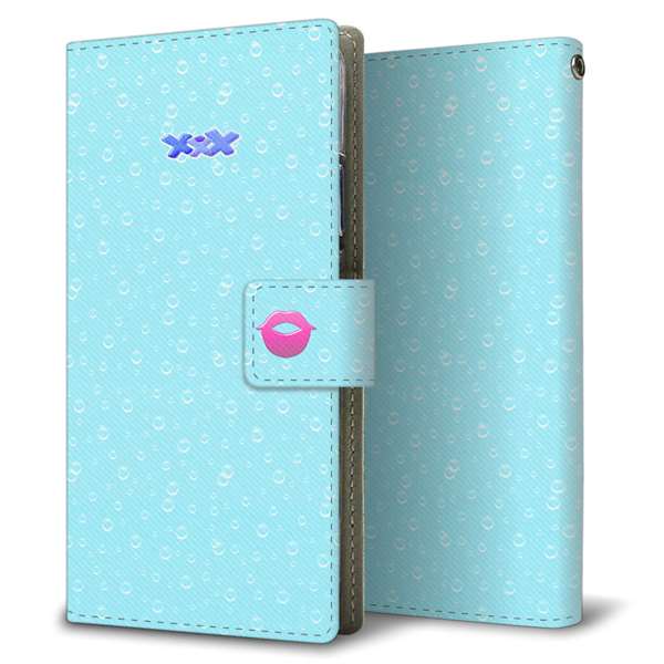 AQUOS wish3 A302SH Y!mobile 高画質仕上げ プリント手帳型ケース(薄型スリム) 【YB924 シュワシュワ】