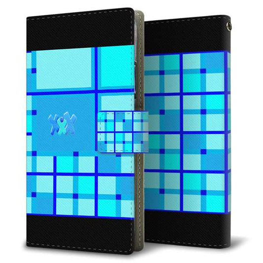 Xperia 10 V SOG11 au 高画質仕上げ プリント手帳型ケース(薄型スリム)タータン