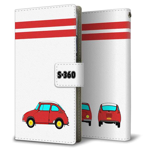 Xperia 10 VI SOG14 au 高画質仕上げ プリント手帳型ケース ( 薄型スリム )てんとう虫