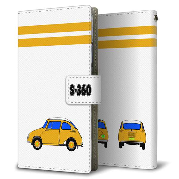 らくらくスマートフォン F-53E docomo 高画質仕上げ プリント手帳型ケース ( 薄型スリム )てんとう虫