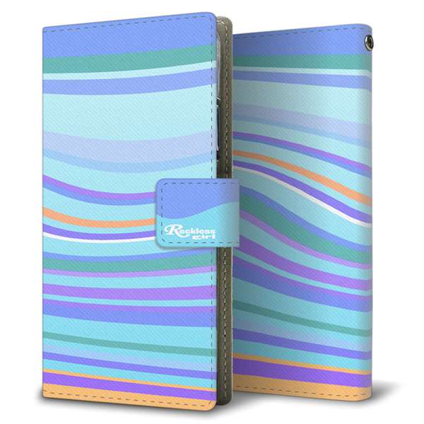 AQUOS sense9 SHG14 au 高画質仕上げ プリント手帳型ケース ( 薄型スリム )コルゲート