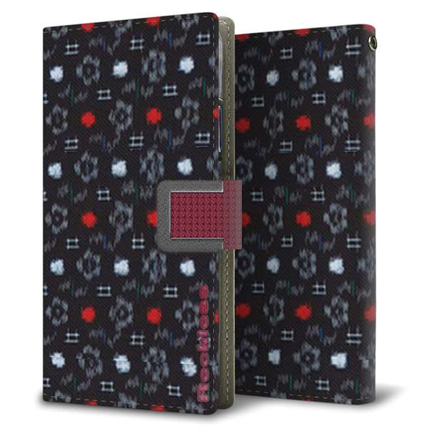 Xperia 10 VII A502SO SoftBank 高画質仕上げ プリント手帳型ケース ( 薄型スリム )絣