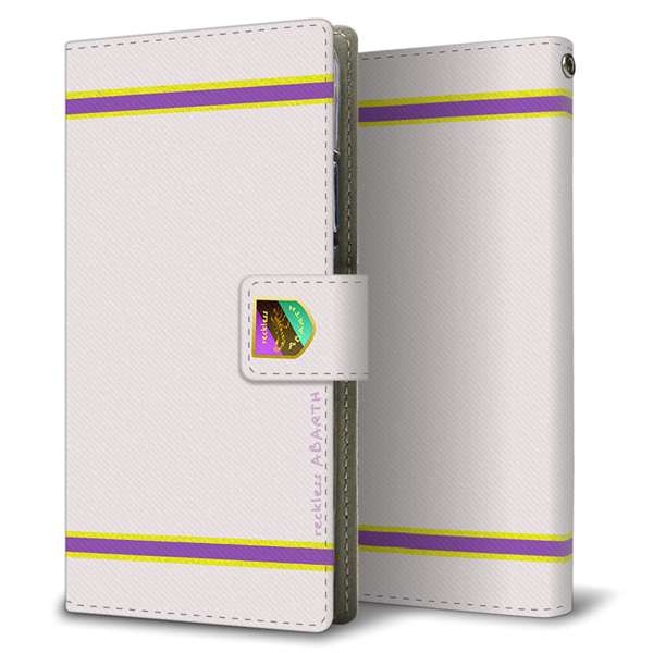 シンプルスマホ7 A404SH SoftBank 高画質仕上げ プリント手帳型ケース ( 薄型スリム )アバルト