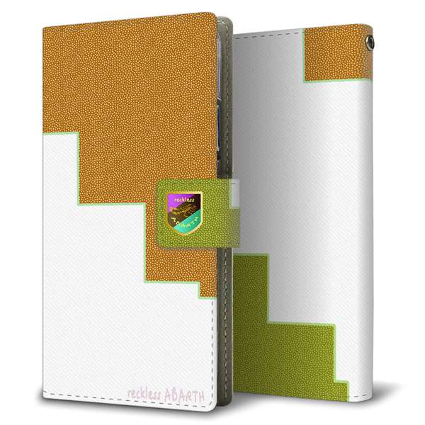 Xperia 10 VII SOG16 au 高画質仕上げ プリント手帳型ケース ( 薄型スリム )アバルト