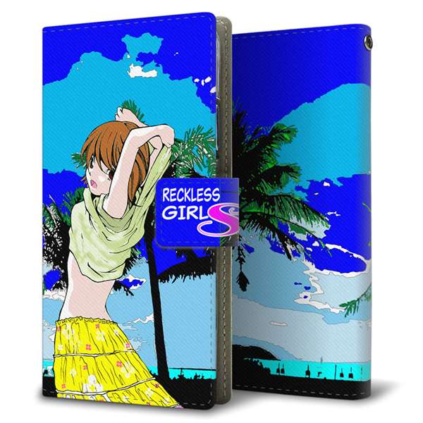 AQUOS wish3 A302SH Y!mobile 高画質仕上げ プリント手帳型ケース(薄型スリム)ピンナップガール