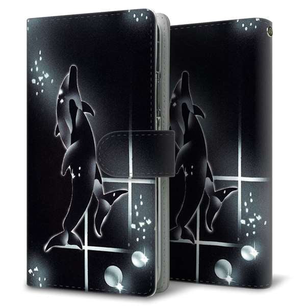 iPhone15 Pro Max 高画質仕上げ プリント手帳型ケース ( 通常型 )海の守り神 耐衝撃