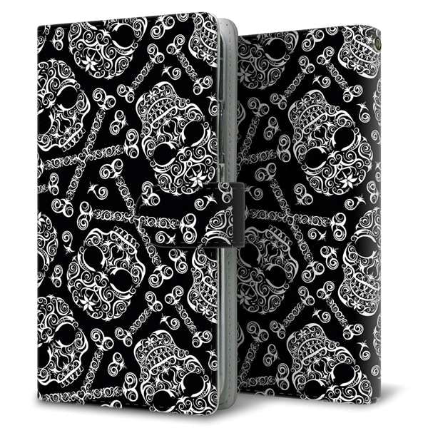 Google Pixel 11 高画質仕上げ プリント手帳型ケース ( 通常型 ) 【363 ドクロの刺青】