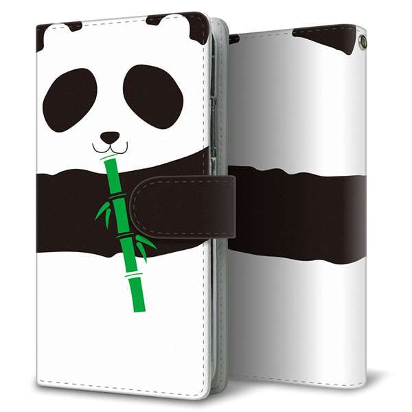 Xiaomi Redmi Note 13 Pro 5G XIG05 au 高画質仕上げ プリント手帳型ケース ( 通常型 ) 【FD817 パンダ817】