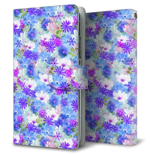 BASIO active2 SHG12 au 高画質仕上げ プリント手帳型ケース ( 通常型 )リバティプリント