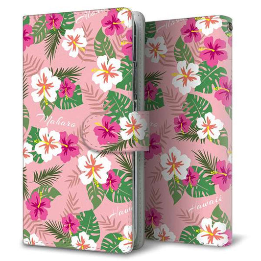 Xperia 1 VII SOG15 au 高画質仕上げ プリント手帳型ケース ( 通常型 )ハワイアンアロハレトロ
