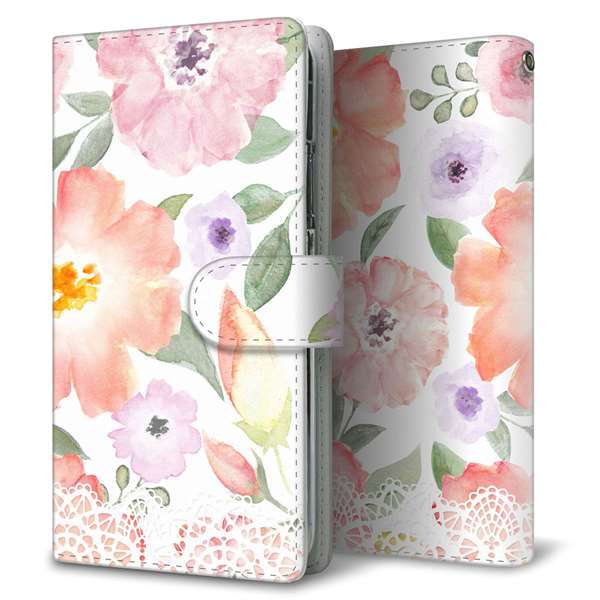 BASIO active2 SHG12 au 高画質仕上げ プリント手帳型ケース ( 通常型 )ドゥ・パフューム 耐衝撃