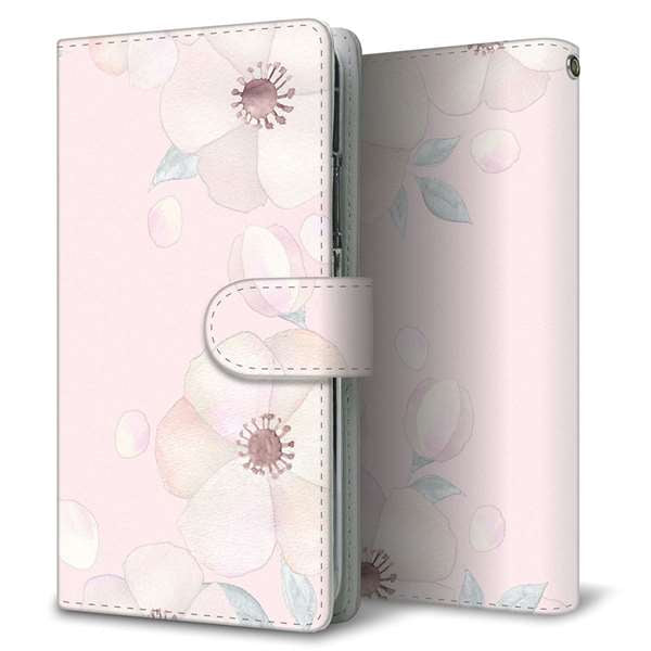 BASIO active2 SHG12 au 高画質仕上げ プリント手帳型ケース ( 通常型 )ドゥ・フルール